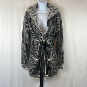 Cyrus ‘eyelash’ sweater (Nordstrom) hooded with pockets!